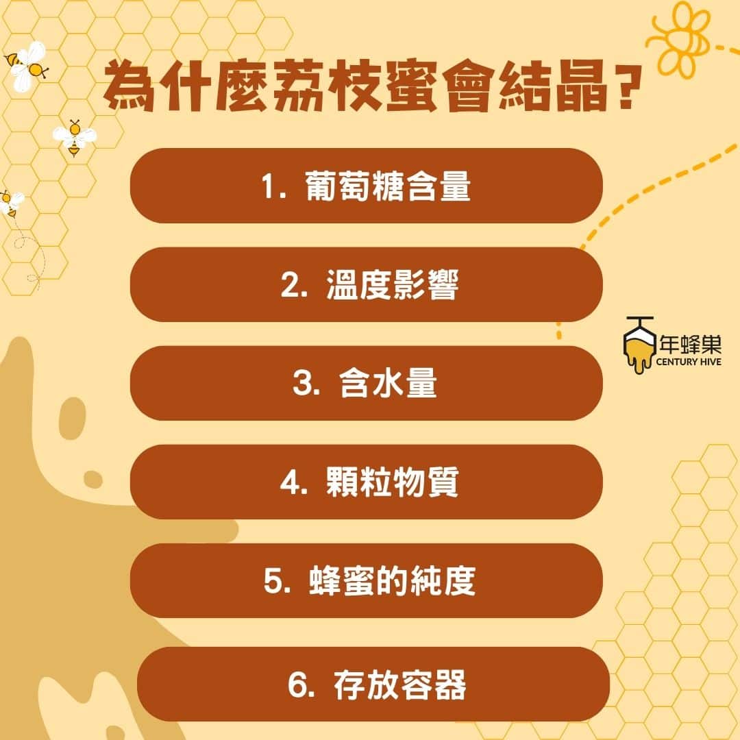 為什麼荔枝蜜會結晶？